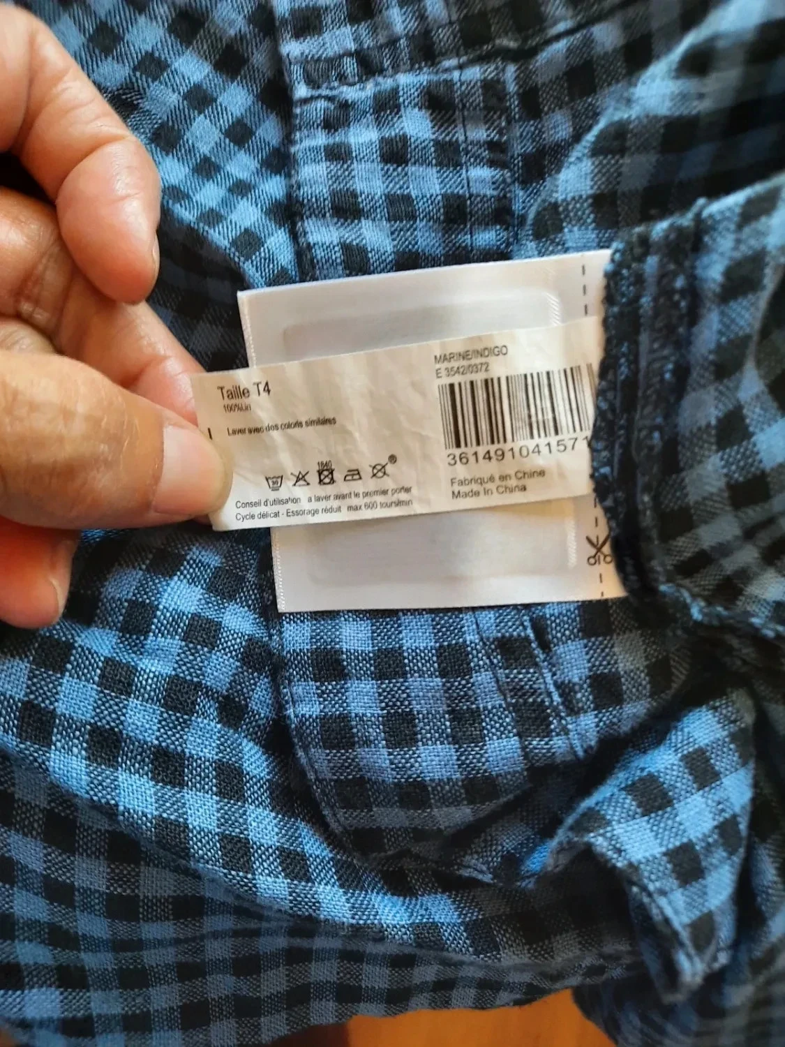 🥀Vestido nuevo de lino grueso, mujer 52/54. Monoprix. – photo 7